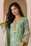 ZELLBURY | Embroidered Cotton 3PC 0053