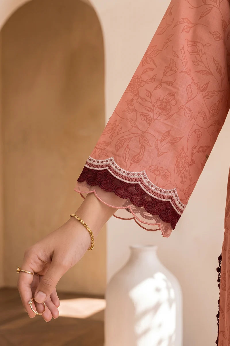ZELLBURY | Embroidered Cotton 3PC 0055