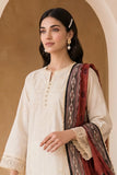 ZELLBURY | Embroidered Cotton 3PC 0059