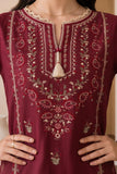 ZELLBURY | Embroidered Cotton 3PC 0061