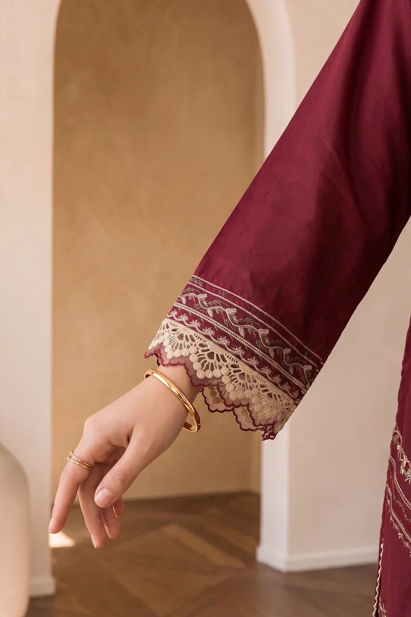 ZELLBURY | Embroidered Cotton 3PC 0061