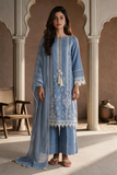 ZELLBURY | Embroidered Cotton 3PC 0062