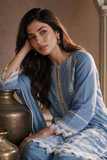 ZELLBURY | Embroidered Cotton 3PC 0062