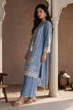 ZELLBURY | Embroidered Cotton 3PC 0062