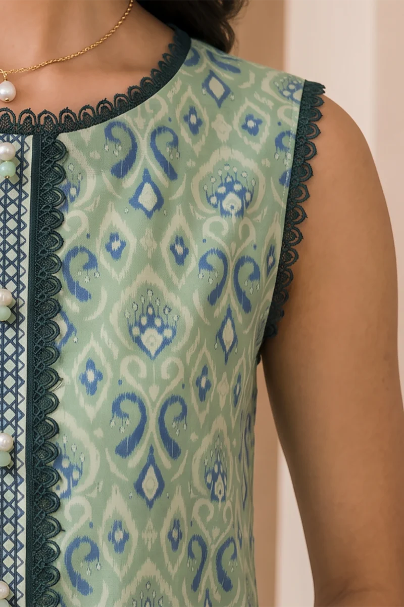 ZELLBURY | Printed Cotton 2PC Shirt Dupatta 0001