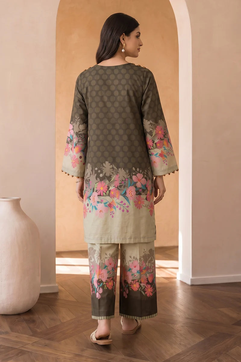 ZELLBURY | Printed Cotton 2PC Shirt Shalwar 0008