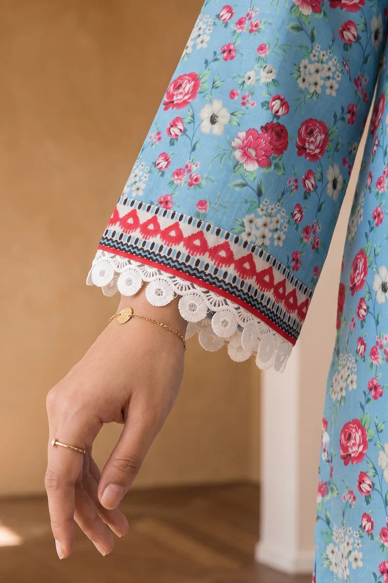 ZELLBURY | Printed Cotton 2PC Shirt Shalwar 0012