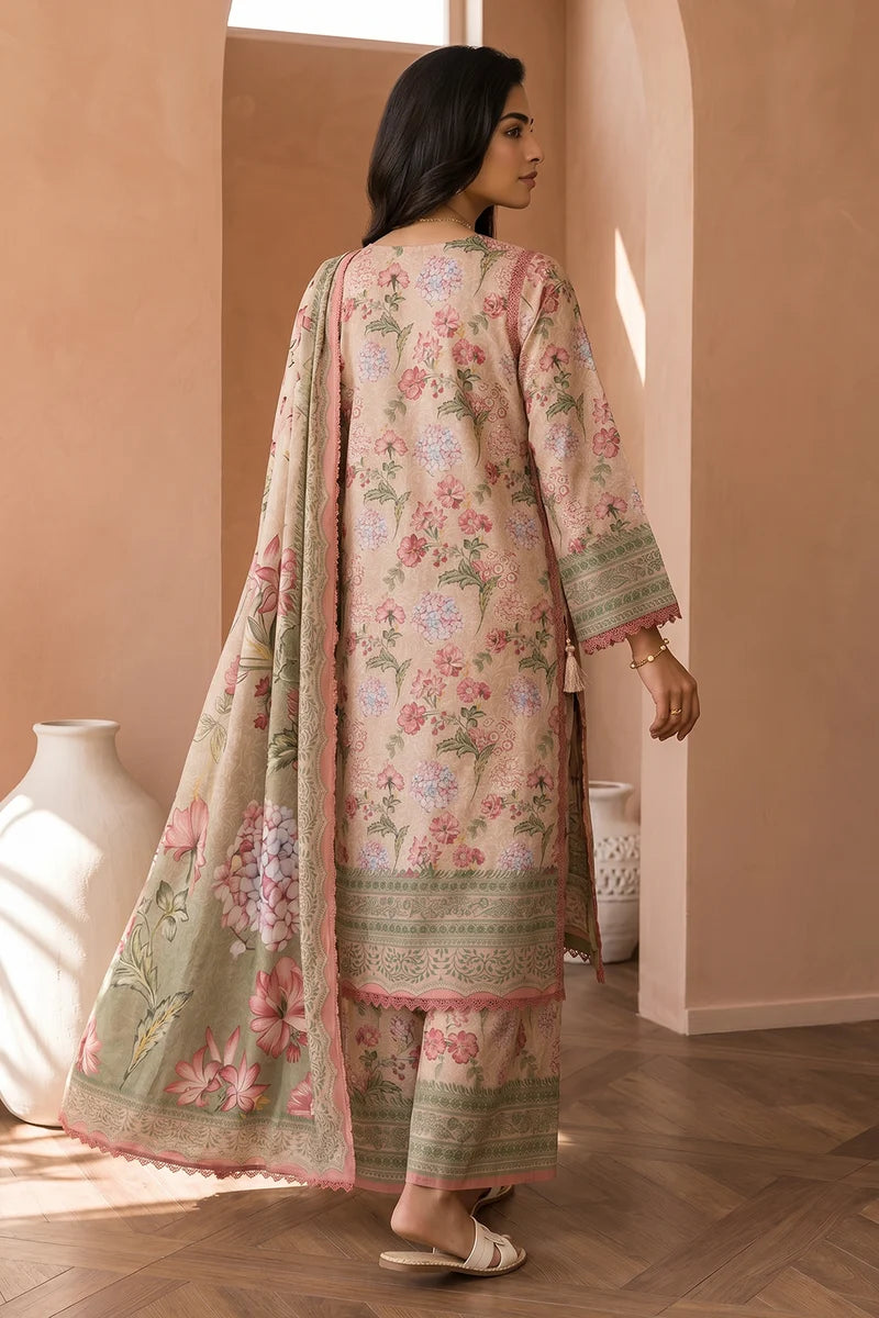 ZELLBURY | Printed Cotton 3PC 0045