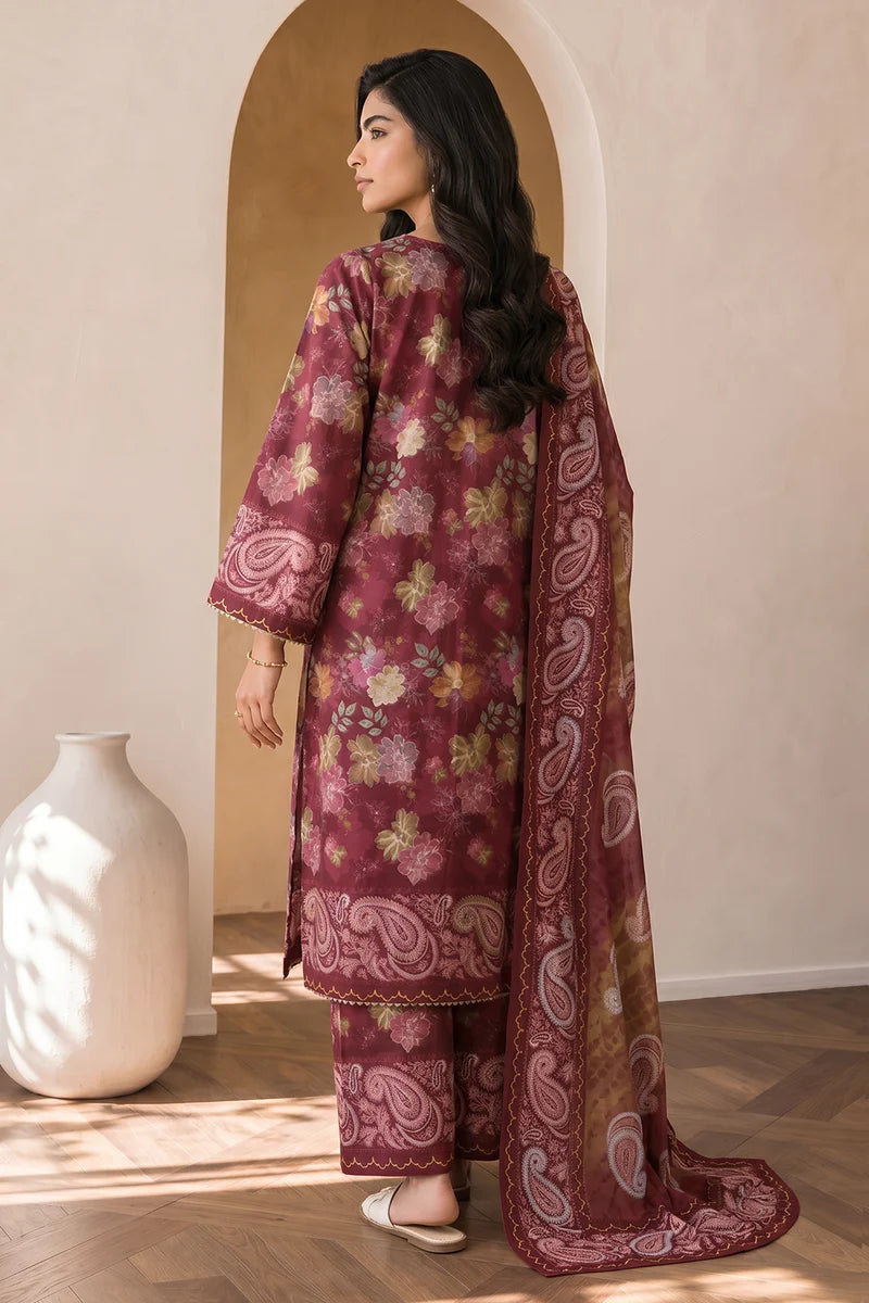 ZELLBURY | Printed Cotton 3PC 0047