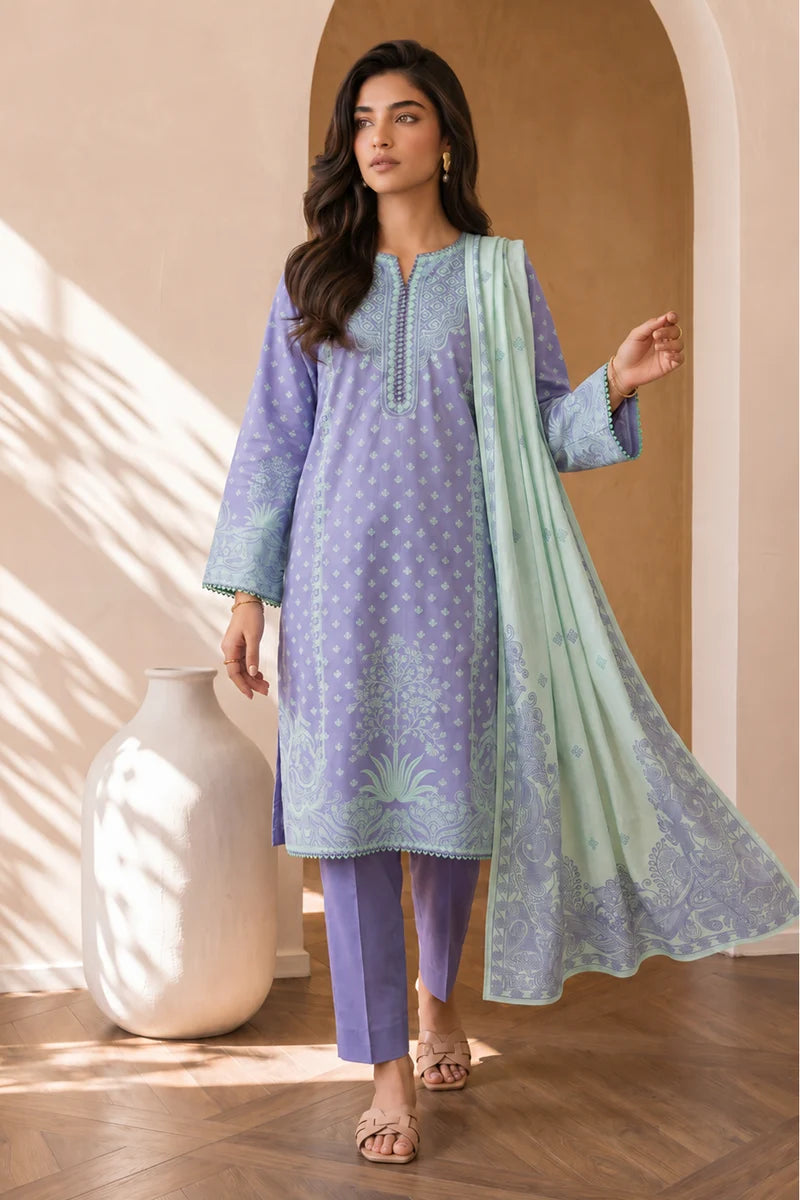 ZELLBURY | Printed Cotton 3PC 0052