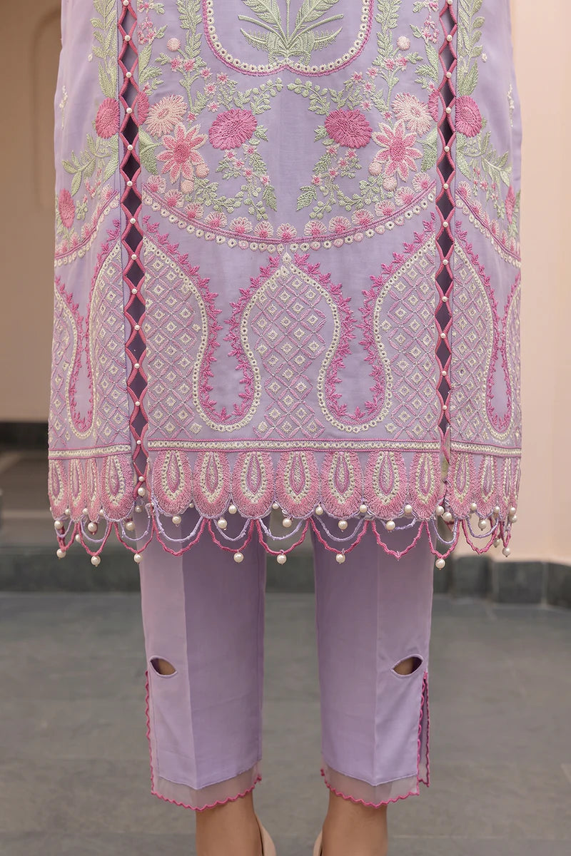 Zellbury 3PC Embroidered Shirt Shalwar Dupatta 0614