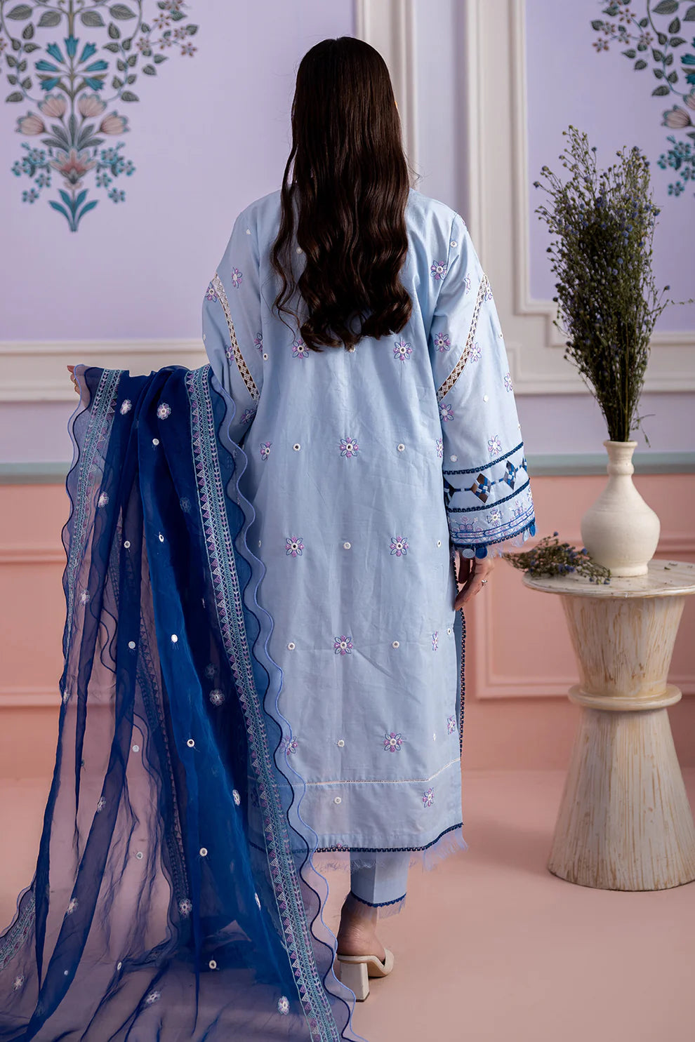 ZELLBURY Signature Embroidered Shirt Shalwar Dupatta 3PC 0618