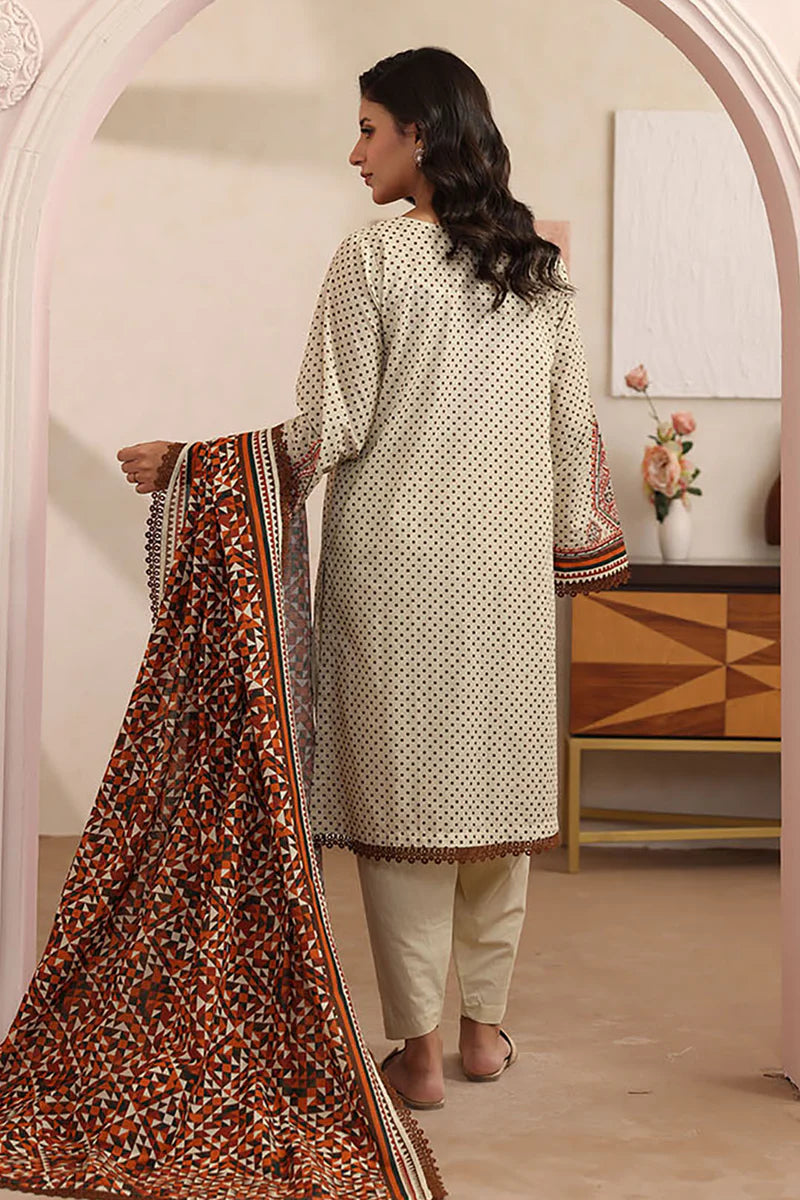 Zellbury 2PC Embroidered Shirt Dupatta 0669