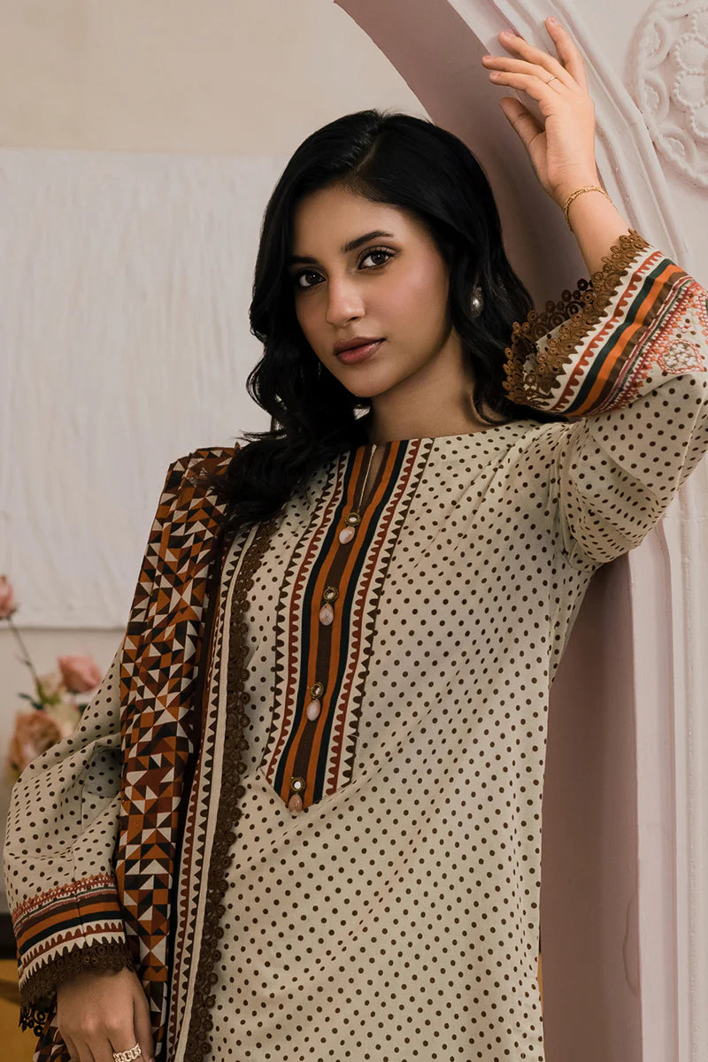 Zellbury 2PC Embroidered Shirt Dupatta 0669