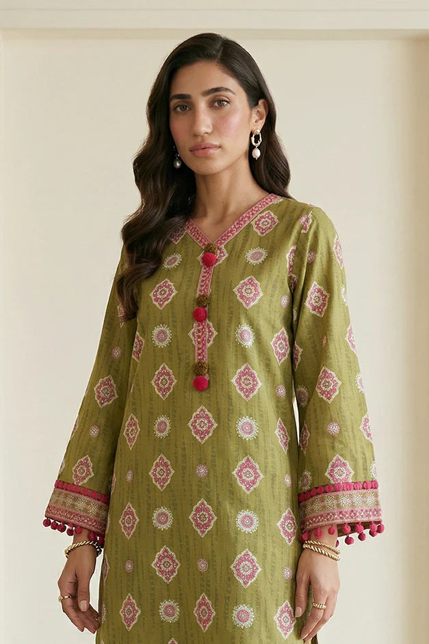Zellbury 2PC Embroidered Shirt Shalwar 0673