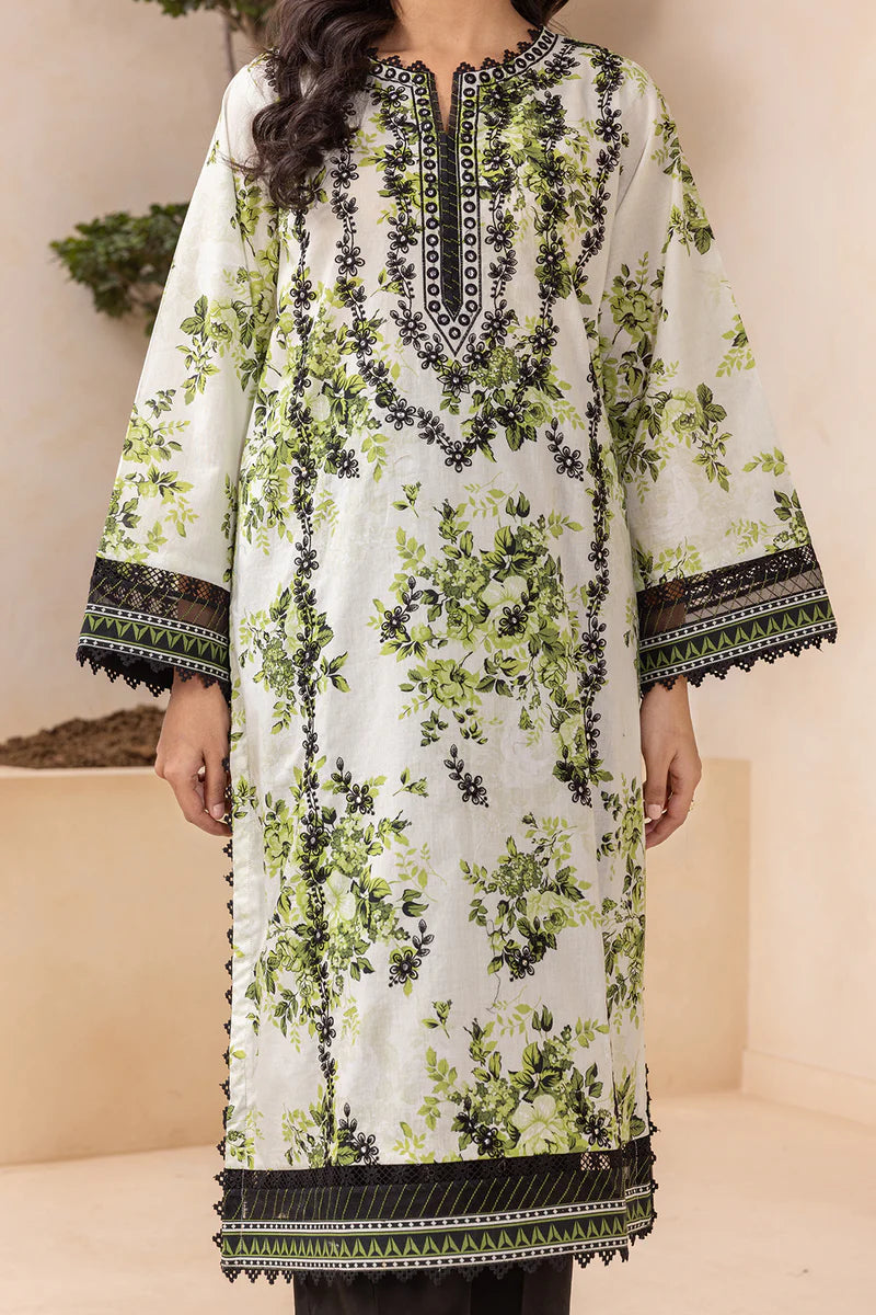 Zellbury 2PC Embroidered Shirt Dupatta 0868