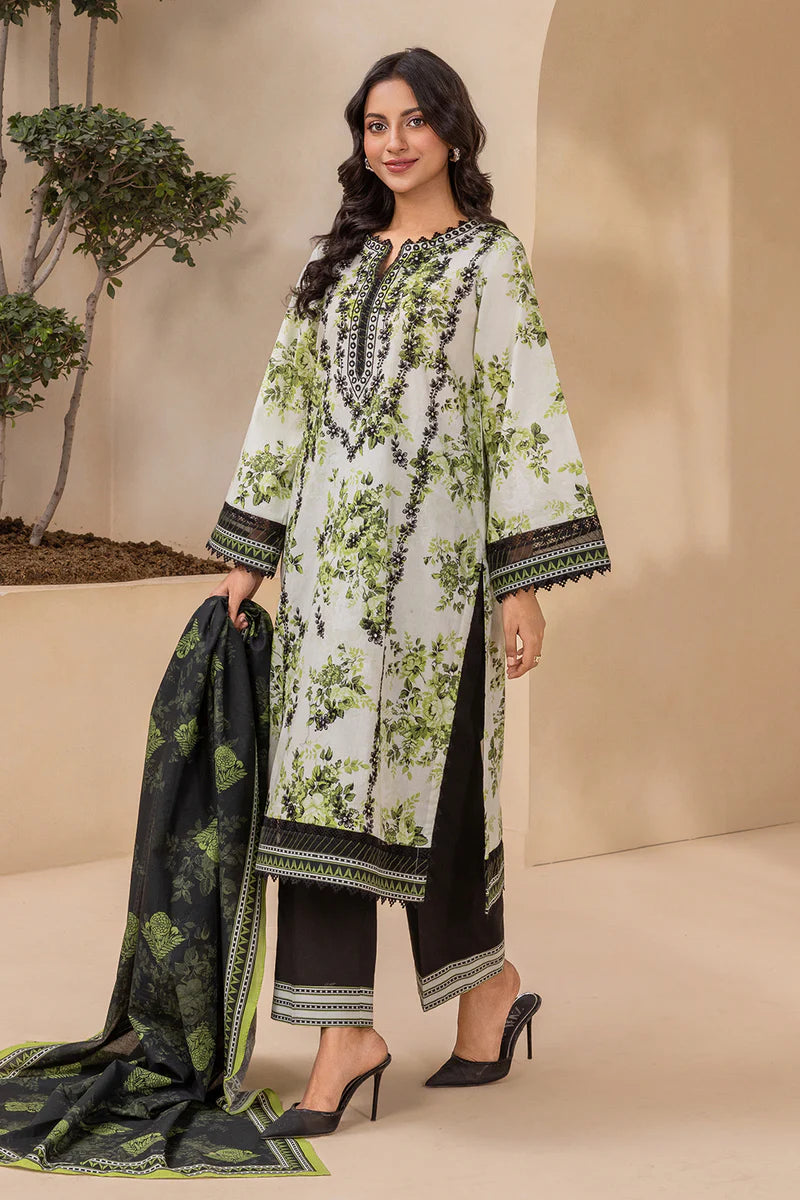 Zellbury 2PC Embroidered Shirt Dupatta 0868