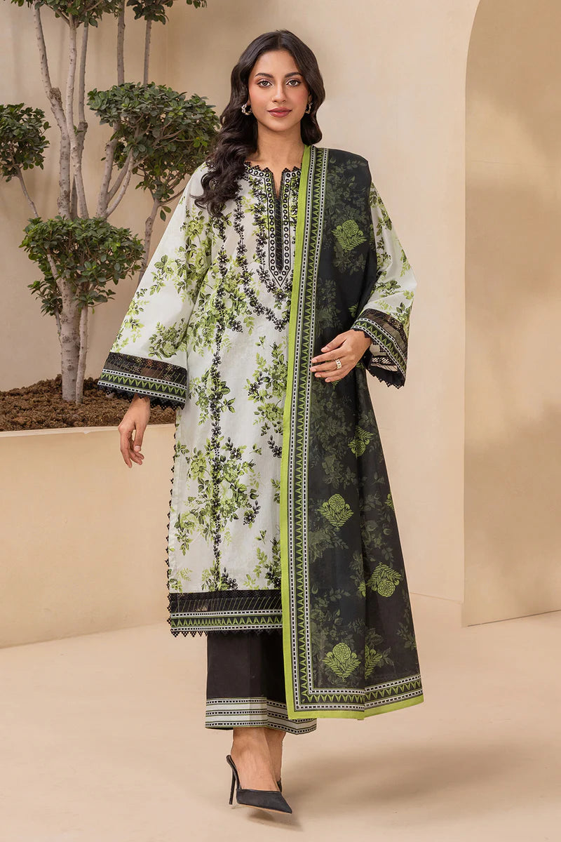 Zellbury 2PC Embroidered Shirt Dupatta 0868