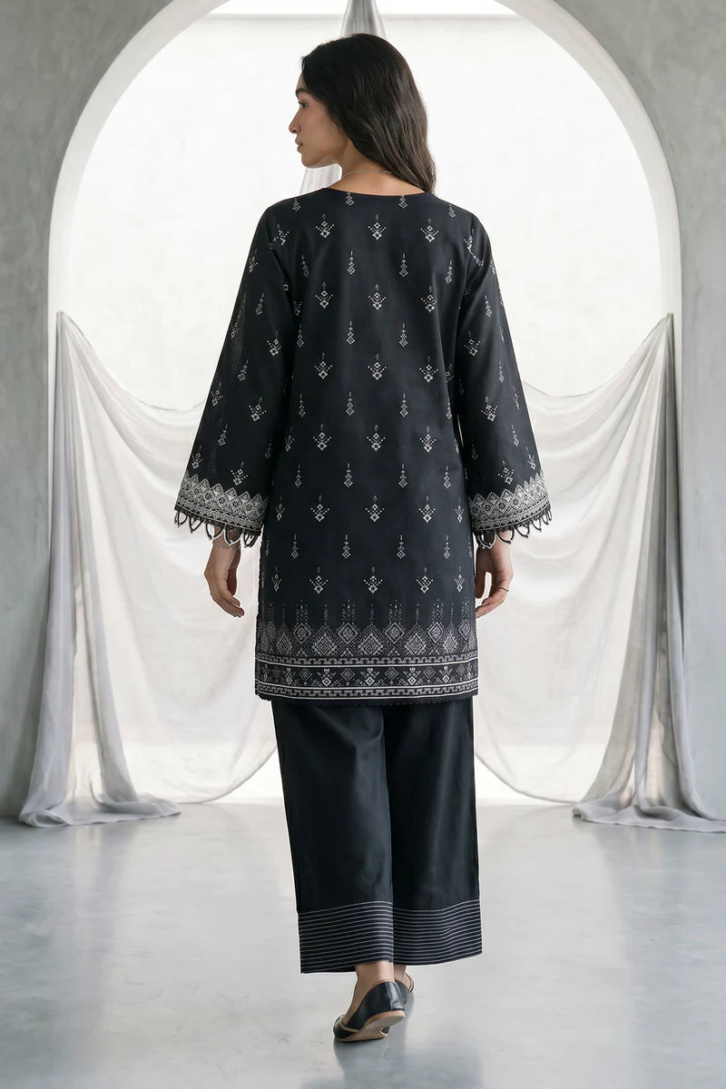 Zellbury 2PC Embroidered Shirt Dupatta 1067