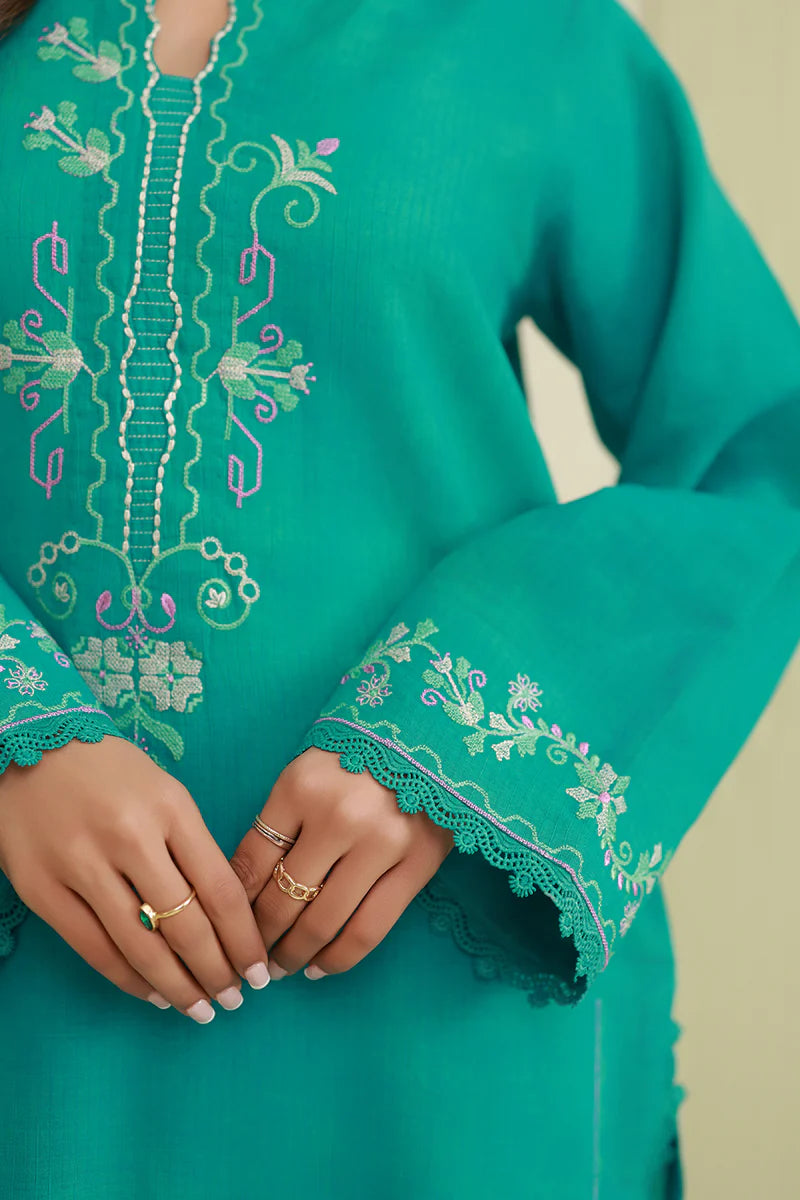 Zellbury 2PC Embroidered Shirt Shalwar 1214