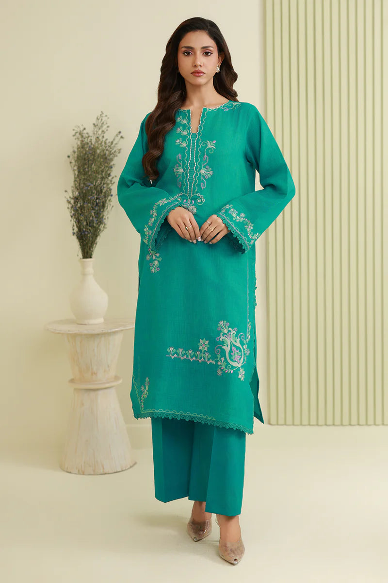 Zellbury 2PC Embroidered Shirt Shalwar 1214