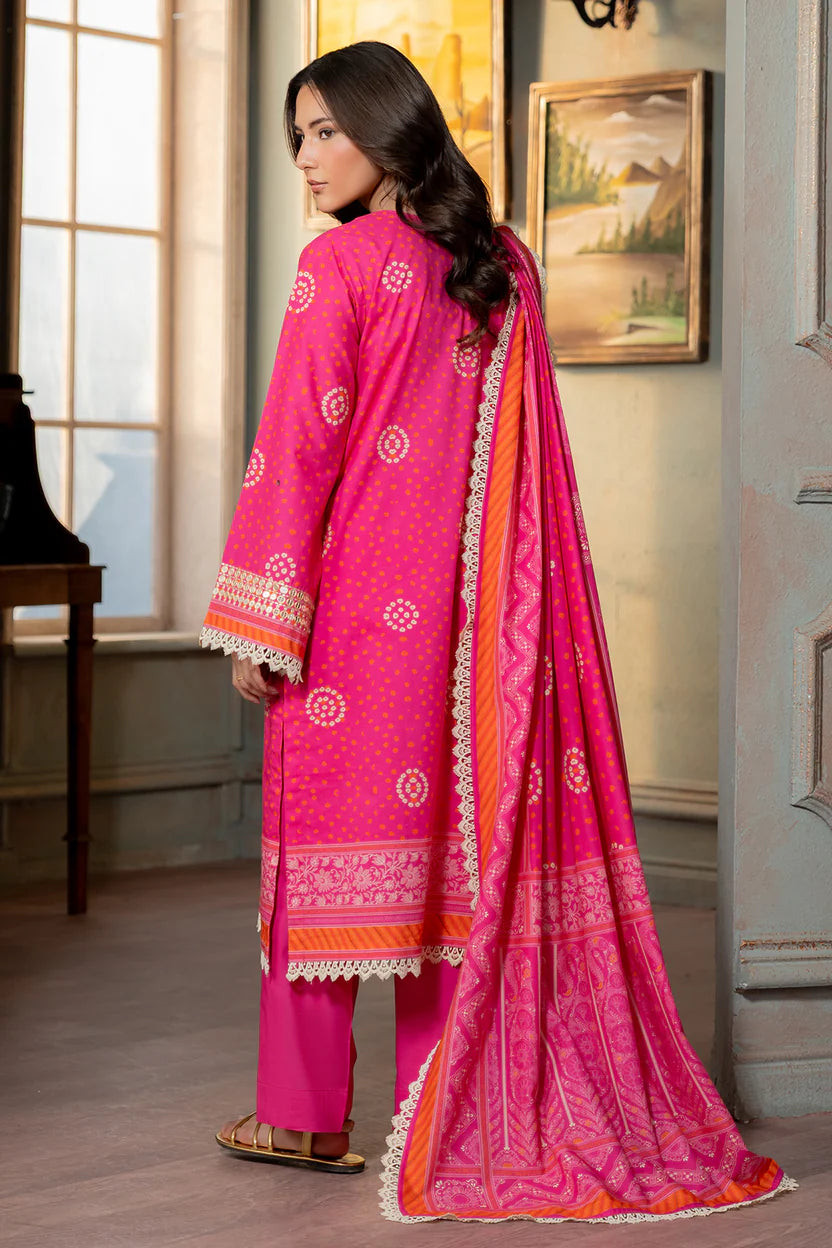 Zellbury 3PC Embroidered Shirt Shalwar Dupatta  0502