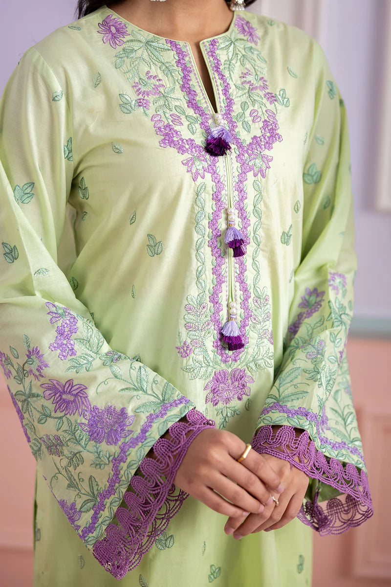 Zellbury 3PC Embroidered Shirt Shalwar Dupatta  0506