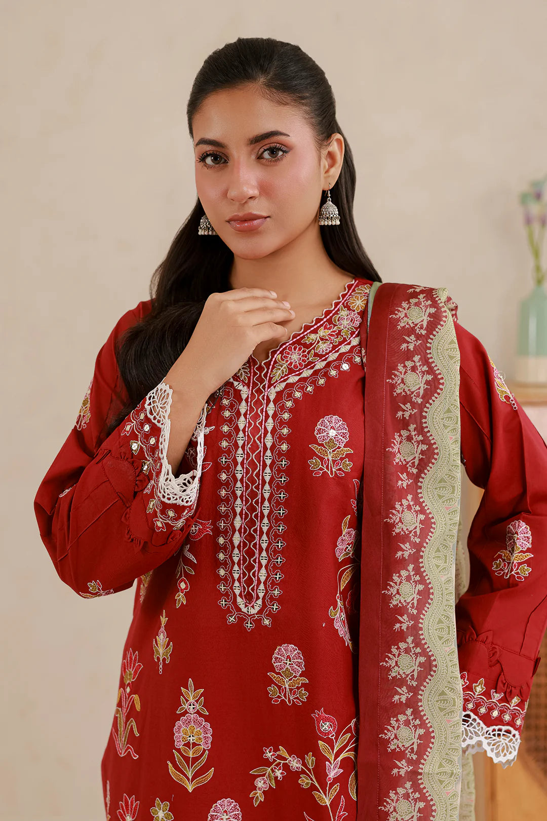Zellbury 3PC Jacquard Shirt Shalwar Dupatta 0511