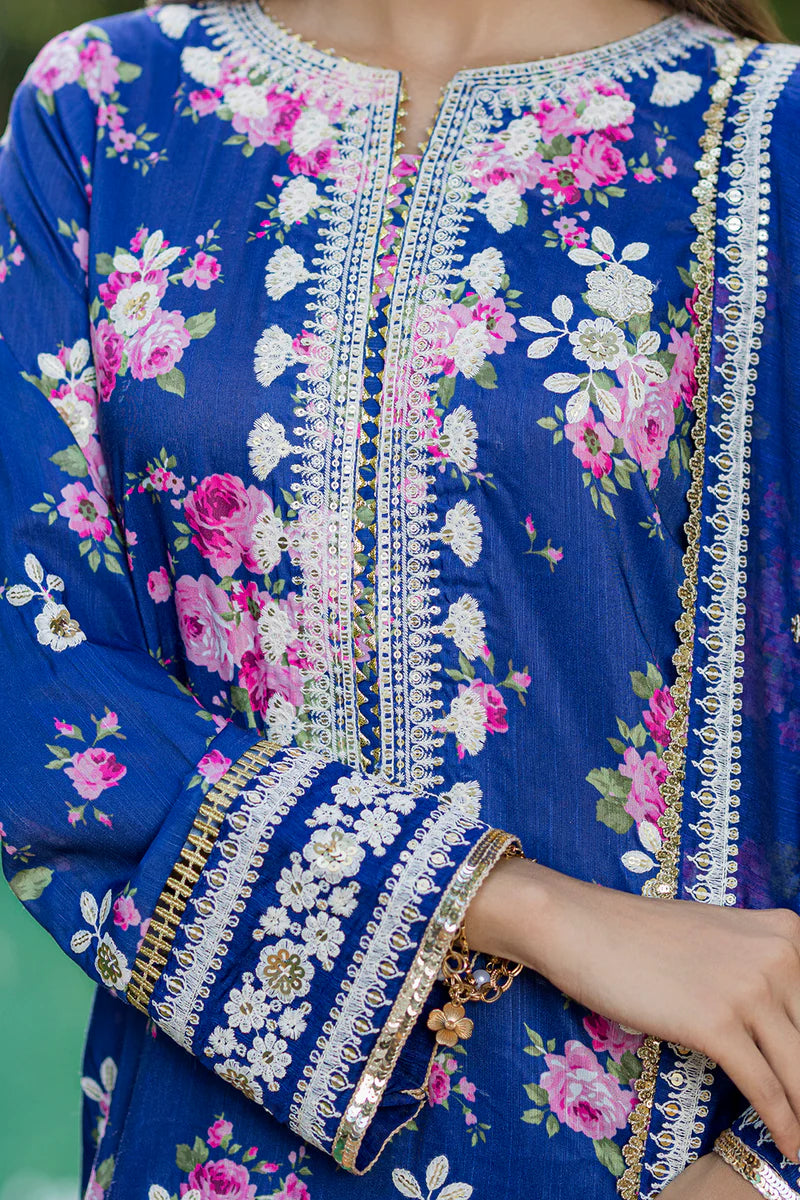Zellbury 3PC Embroidered Shirt Shalwar Dupatta 0519
