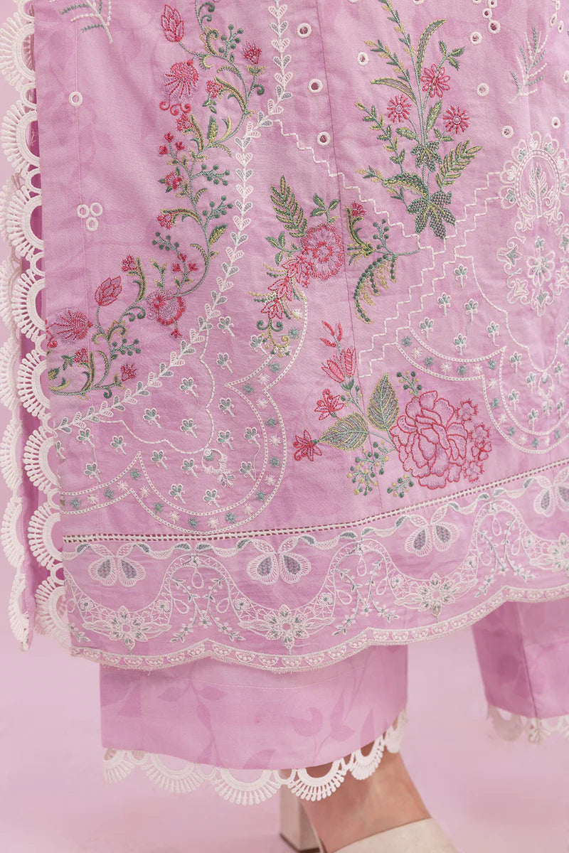 Zellbury 3PC Embroidered Shirt Shalwar Dupatta 0648