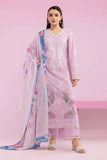 Zellbury 3PC Embroidered Shirt Shalwar Dupatta 0648