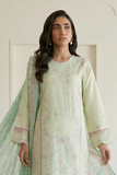 Zellbury 3PC Embroidered Shirt Shalwar Dupatta 0653