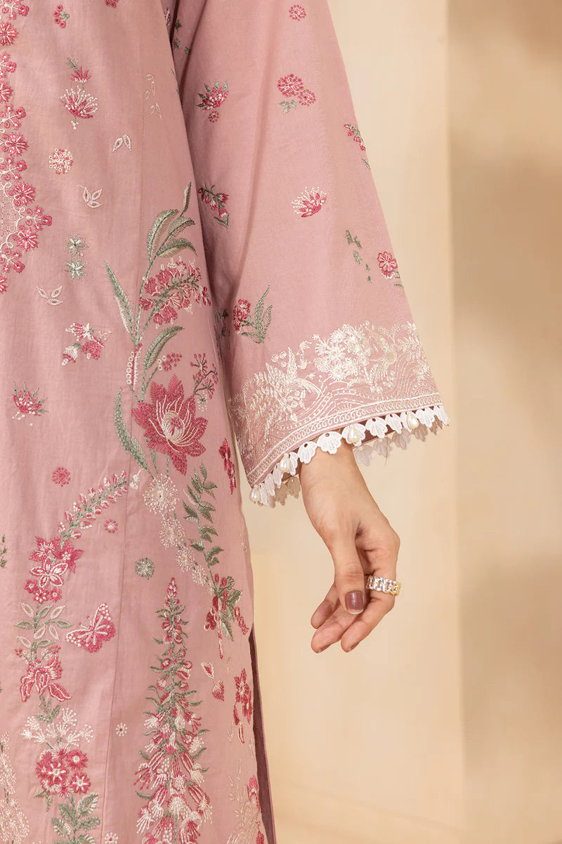 Zellbury 3PC Embroidered Shirt Shalwar Dupatta 0658