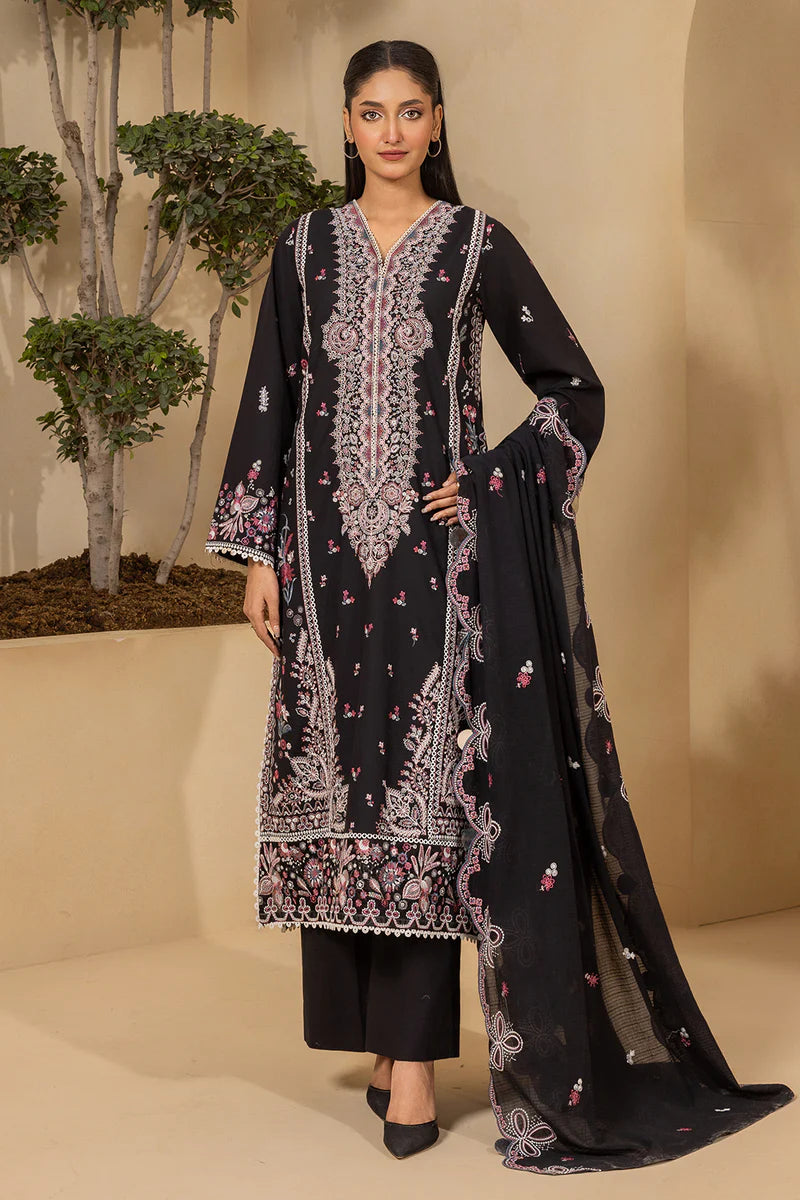 Zellbury 3PC Embroidered Shirt Shalwar Dupatta 0660