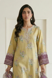 Zellbury 3PC Embroidered Shirt Shalwar Dupatta 0709