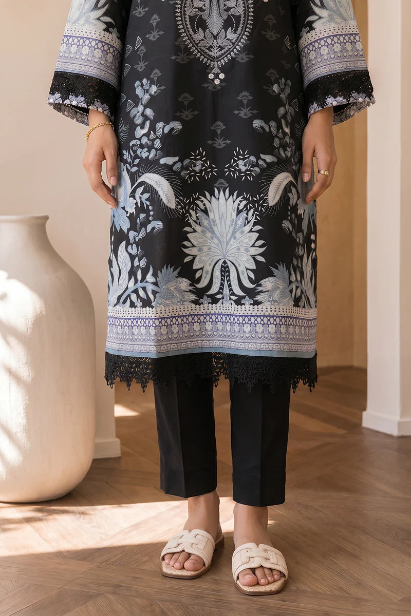 Zellbury 3PC Embroidered Shirt Shalwar Dupatta 0711