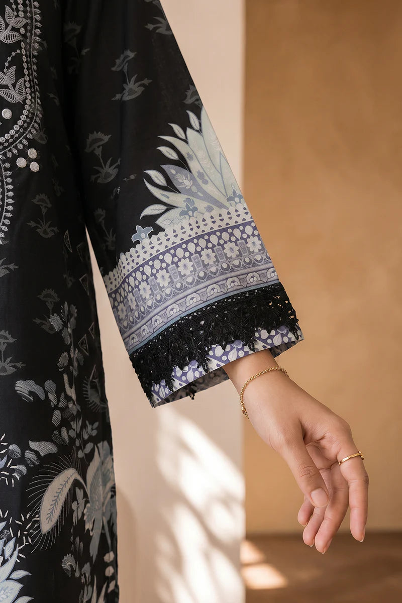 Zellbury 3PC Embroidered Shirt Shalwar Dupatta 0711