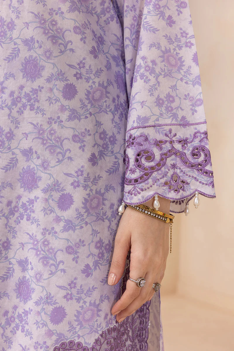 Zellbury 3PC Embroidered Shirt Shalwar Dupatta 0712