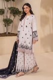 Zellbury 3PC Embroidered Shirt Shalwar Dupatta 0782