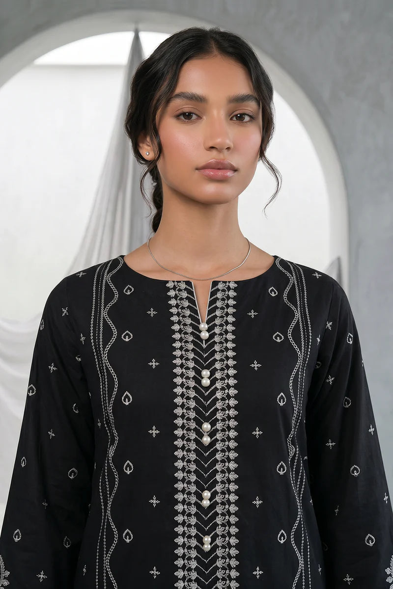 Zellbury 3PC Embroidered Shirt Shalwar Dupatta 1166