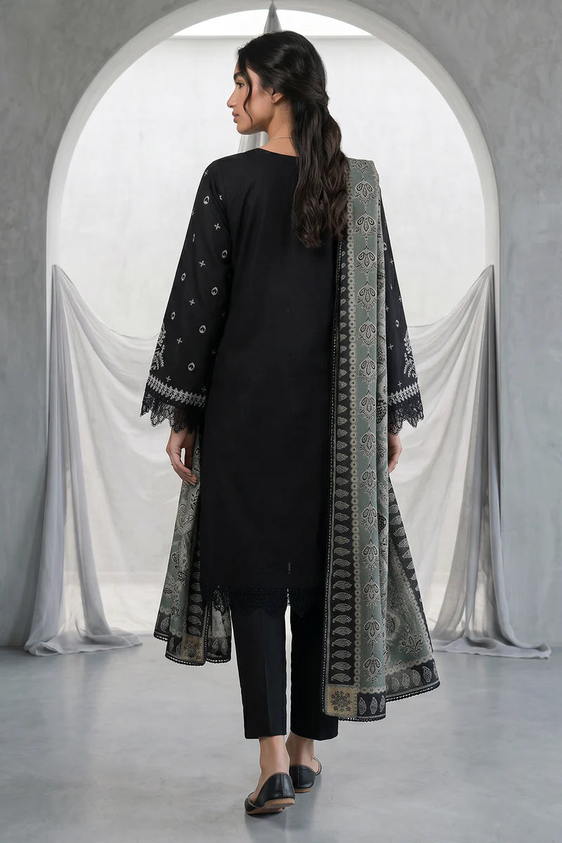 Zellbury 3PC Embroidered Shirt Shalwar Dupatta 1166