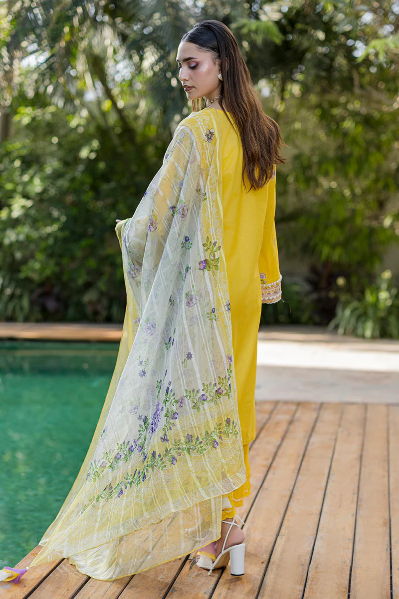 Zellbury 3PC Embroidered Shirt Shalwar Dupatta 4088