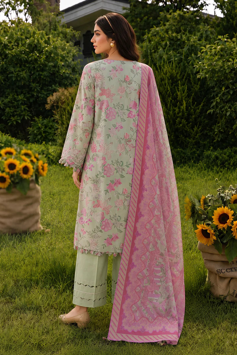 ZELLBURY | ChikanKari 3PC Embroidered Shirt Shalwar Dupatta