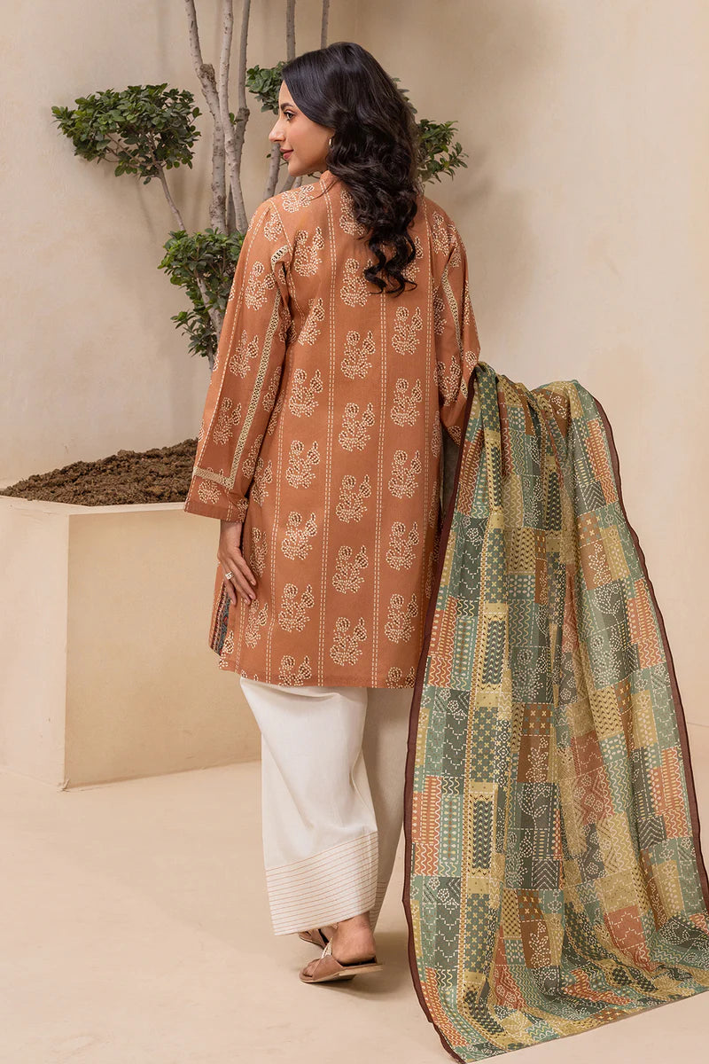 ZELLBURY | Printed Lawn 2PC Shirt Dupatta 0597