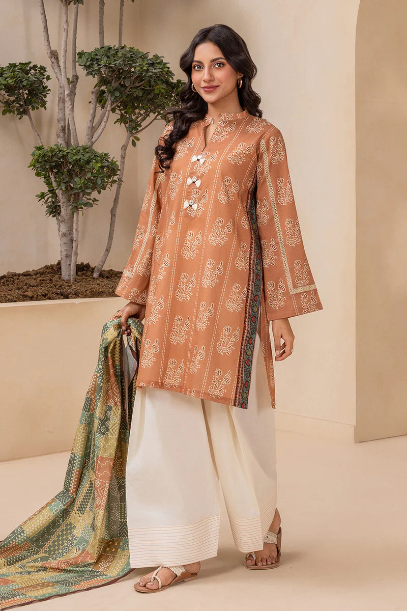 ZELLBURY | Printed Lawn 2PC Shirt Dupatta 0597