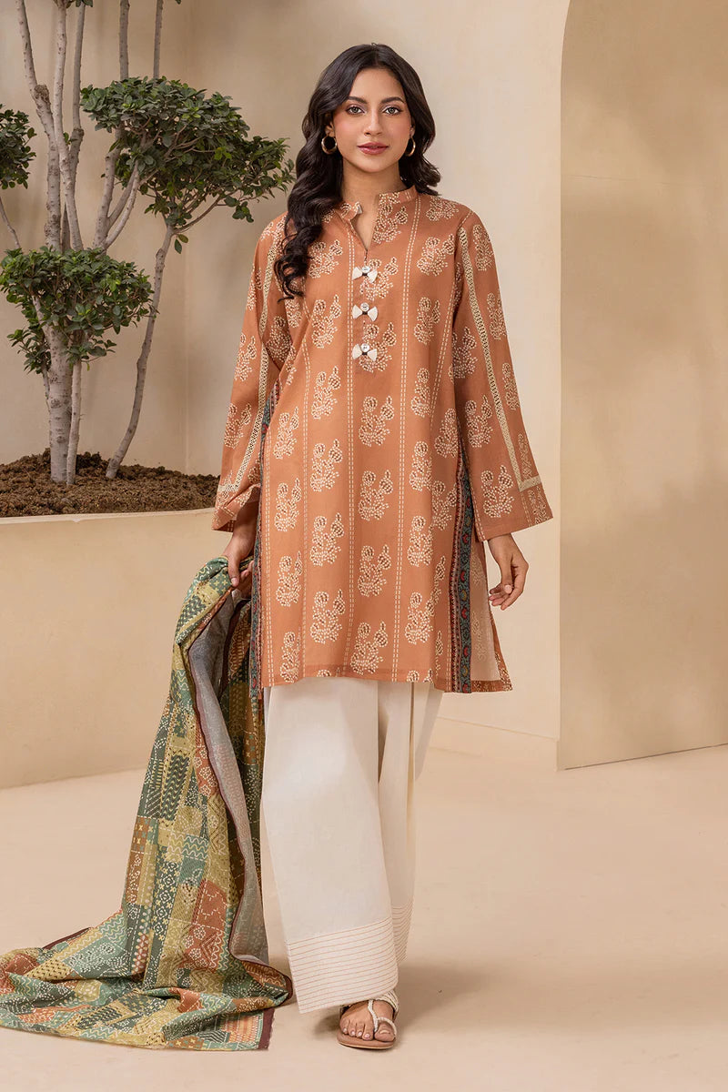 ZELLBURY | Printed Lawn 2PC Shirt Dupatta 0597
