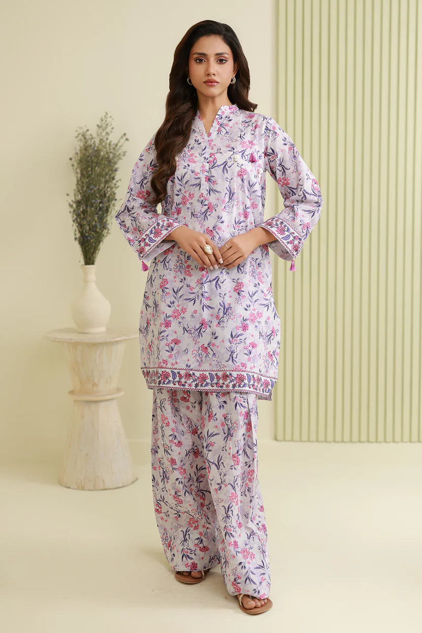 Zellbury 2PC Printed Lawn 0866