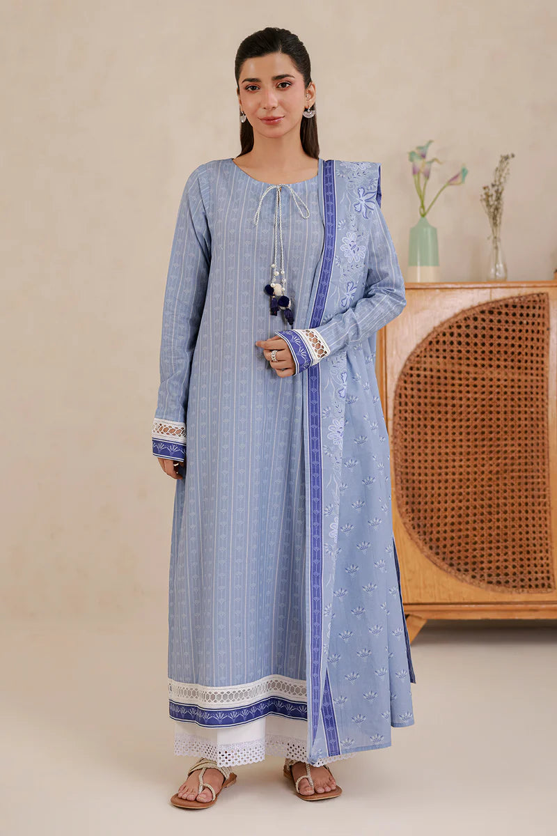 ZELLBURY | Printed Lawn 2PC Shirt Dupatta 0921