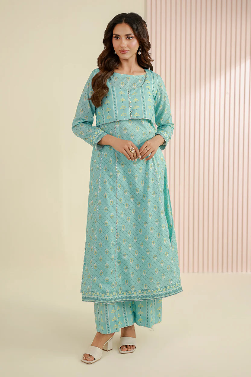 Zellbury 2PC Printed Lawn 0996