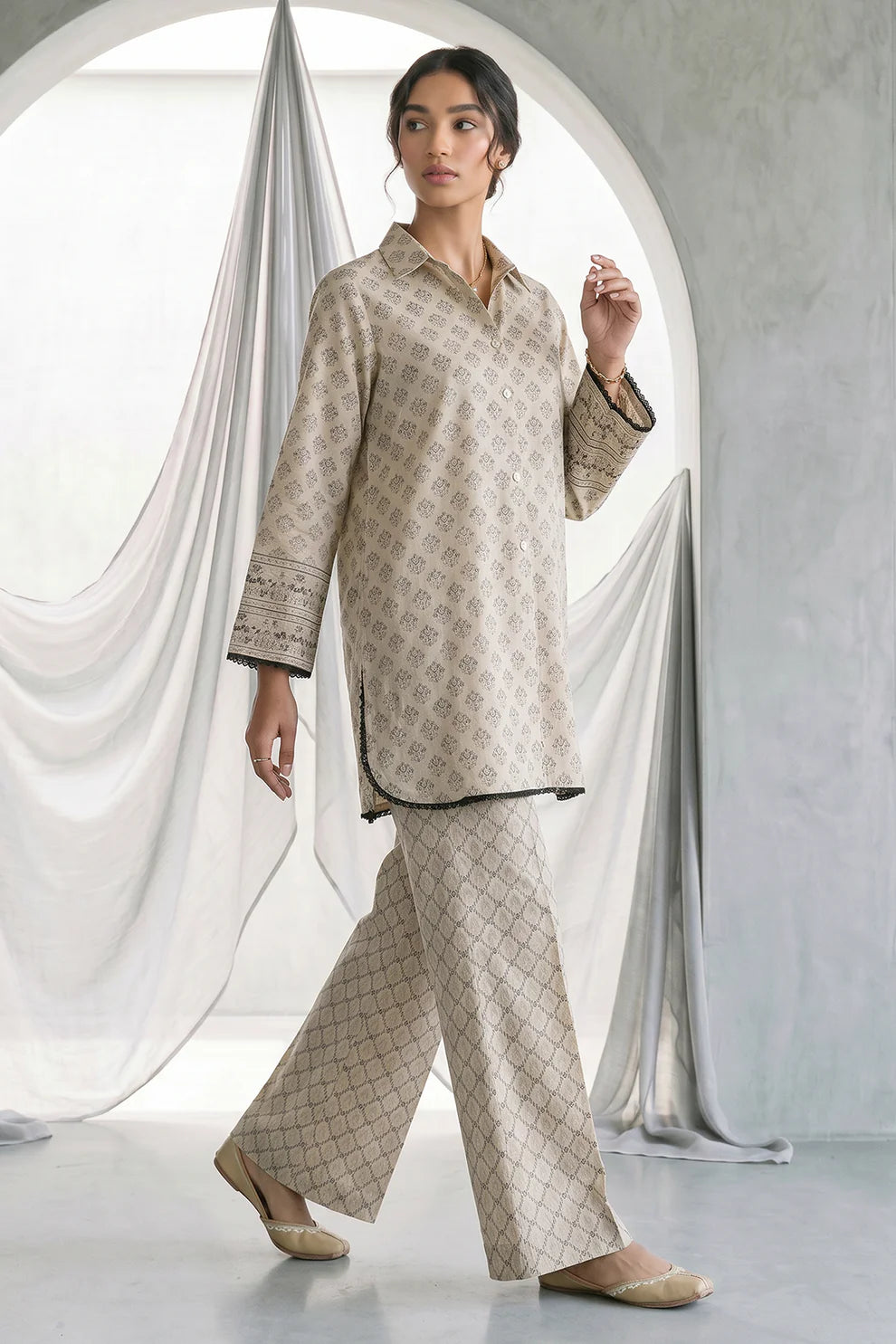 Zellbury 2PC Printed Lawn 1123